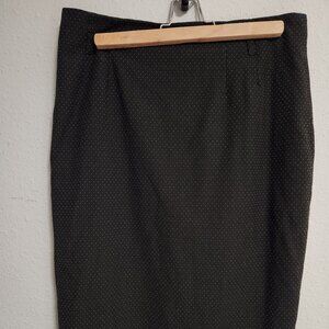Nordstrom Amanda & Chelsea | Black Polka Dot Pencil Skirt 8